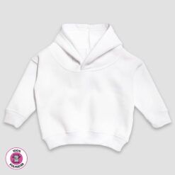Baby Sweatshirt Hoodie – Fleece – 100% Polyester White - LG5508W - The Laughing Giraffe®