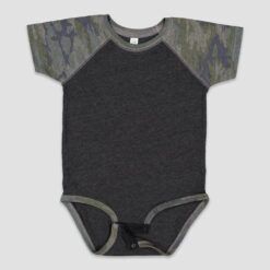 4430 Rabbit Skins - Blank Baseball Baby Bodysuits - Wholesale Blank Infant Bodysuits