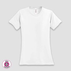 Women’s White T-Shirts – 100% Polyester - ND4555WI - Neil & David ®