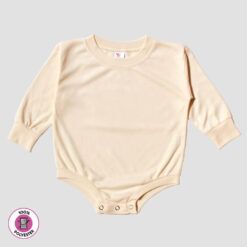 Wholesale Blank Baby Bubble Rompers - LG4300 - Natural