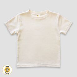 Baby Crew Neck T-Shirt Natural – 100% Cotton - LG2506N - The Laughing Giraffe®