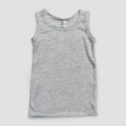 Toddler & Kids Tank Tops – Heather Gray – Polyester Cotton Blend - LG3956H - The Laughing Giraffe®